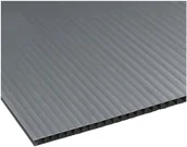Akcesoria do drzwi - Płyta polipropylenowa kanalikowa 100x200 cm gr. 3 mm antracytowa - miniaturka - grafika 1