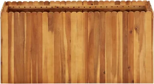 vidaXL Donica ogrodowa, 100x30x50 cm, lite drewno akacjowe - Donice - miniaturka - grafika 2