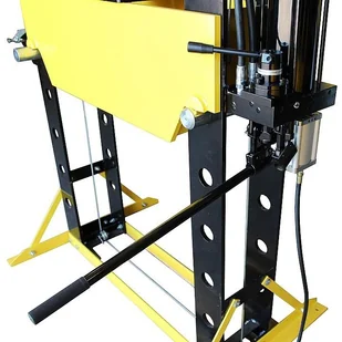 443 DOSTAWA GRATIS! 44358877 Prasa hydrauliczna pneumatyka ruchomy tłok regulowany stół siła nacisku 75 T) 58877-uniw - Prasy - miniaturka - grafika 3