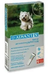 Bayer Advantix dla psów 4-10kg 4 pipety x 1ml) + niespodzianka dla psa GRATIS! 44828-uniw - Artykuły przeciw pasożytom - miniaturka - grafika 2