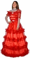 Stroje karnawałowe - Ciao Ciao 11693.S kostium dla dorosłych, damski, czerwony 11693.S - miniaturka - grafika 1