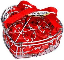 Mydlane Róże w koszyczku romantyczny prezent Mydło - Mydła - miniaturka - grafika 7