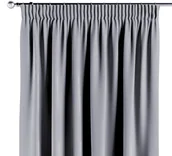 Zasłony - Dekoria Zasłona na taśmie marszczącej 1 szt. srebrzysty szary 1szt 130 × 260 cm Velvet 300-704-24 - miniaturka - grafika 1