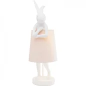 Lampy stojące - KARE Lampa stołowa Animal Rabbit White 61599 - miniaturka - grafika 1