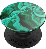 Uchwyty samochodowe do telefonów - PopSockets PopSockets PopGrip - Rozkładany uchwyt i podstawka do telefonów oraz tabletów z wymiennymi krążkami PopTops - Malachite Gloss 800452 - miniaturka - grafika 1