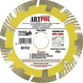 Akcesoria do elektronarzędzi - ART Pol Pol Tarcza diamentowa segmentowa 230 x 22,2mm 81123 AR81123 - miniaturka - grafika 1