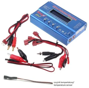 Imax Ładowarka Imax B6 80W 6A + zasilacz + adaptery i sensor temp IMAX/B6 + PS - Akcesoria do drona - miniaturka - grafika 3