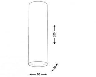 Shilo Kinkiet tuba NODA 4438 4438 - Lampy ścienne - miniaturka - grafika 2