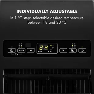 Klarstein Metrobreeze Rom klimatyzator 10000 BTU klasa efektywności energetycznej A+ pilot czarny DXJ2-MetrobreezeRomB - Klimatyzatory - miniaturka - grafika 3