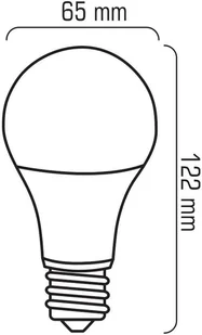 LEDlumen Żarówka LED CCD WW A65-AP, E27, 15 W, barwa biała ciepła - Żarówki LED - miniaturka - grafika 7