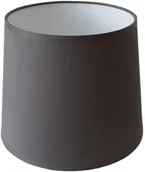 Oprawy, klosze i abażury - TK Lighting Abażur 9986 owalny 16-14 x 16 cm tkanina szary E27 - miniaturka - grafika 1