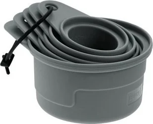 Lurch pomiaru zestaw kubków (-częściowy) Do odmierzania firmy składników w jednostkach Cup-jednostki miary, silikon, szare, 13 x 10 x 6 cm, 5 - 70261 - Pozostałe akcesoria kuchenne - miniaturka - grafika 2
