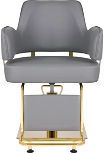 GABBIANO ACTIVESHOP Fotel Fryzjerski Linz Złoto Szary - Fotele fryzjerskie - miniaturka - grafika 9