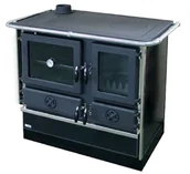Kuchnie węglowe - MBS Magnum kuchnia żeliwna z piekarnikiem - czarna - miniaturka - grafika 1