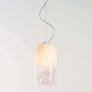 Artemide Gople szklana lampa wisząca, biała - Lampy sufitowe - miniaturka - grafika 2