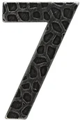 Numery na dom - Alpertec Numer domu 7 żelaza wraz ze śrubami i kołkami, wysokość 120 MM, szerokość 55 MM, 55209367 K1 (55209367K1) - miniaturka - grafika 1