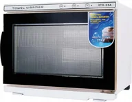 Pozostałe urządzenia kosmetyczne - Calissimo Podgrzewacz do ręczników z okienkiem 25L SPA UV TYP C PODGRZE-25A-B - miniaturka - grafika 1