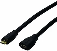 Kable USB - LogiLink CU0120 kabel USB 2.0 Micro-B 0,5m - miniaturka - grafika 1