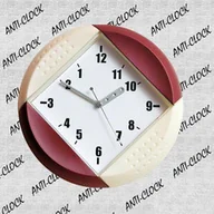 Zegary - Delta Anty-zegar ścienny kolorowy koło AC_4 - miniaturka - grafika 1