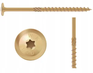 Wkręty do drewna ciesielskie Torx 6x80 100 szt - Inne akcesoria dekarskie - miniaturka - grafika 2