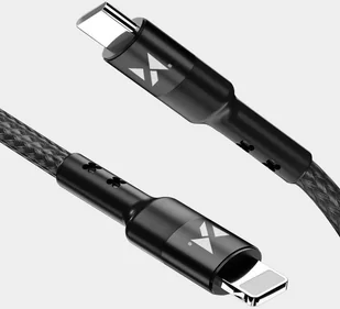 Wozinsky Kabel przewód USB Typ C - Lightning Power Delivery 18W 1m czarny WUC-PD-CL1B - Kable USB - miniaturka - grafika 7