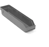 Pojemniki przemysłowe - AJ Produkty Szuflada magazynowa, 500x120x95 mm, 3.8 L, szary - miniaturka - grafika 1