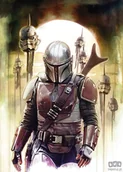 Fototapety - Komar Fototapeta Star Wars The Mandalorian Big Impaler DX4-085 DX4-085 - miniaturka - grafika 1