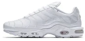 Buty sportowe męskie - Nike Air Max Plus AJ2029-100 biały - miniaturka - grafika 1