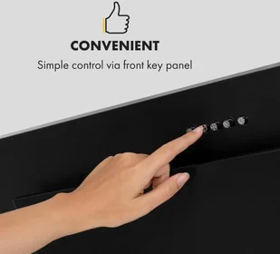 Klarstein Athena 90 Czarny (TK15-Athena90-BK) - Okapy kuchenne - miniaturka - grafika 3