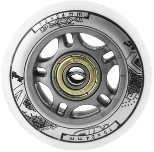 Nils Zestaw kółek Extreme PU 70x24 82A 4szt + ABEC-7 8 szt białe 16-32-008 - Akcesoria do skatingu - miniaturka - grafika 6