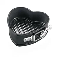 Formy do ciast - Kuchenprofi Mini forma do pieczenia Heart czarny, 11,5x4,5 cm - miniaturka - grafika 1