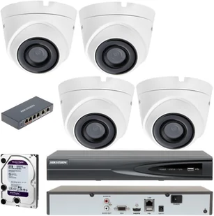 HIKVISION Zestaw do monitoringu IP 4 Kamery 2Mpx Full HD + Switch POE - Zestawy do monitoringu - miniaturka - grafika 12