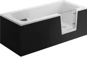 Wanny - Polimat Wanna Wanna z drzwiami dla seniora AVO 160 x 75 cm AVO160 - miniaturka - grafika 1