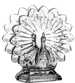 Kryształy - Crystaljulia Serwetnik paw kryształowy dekoracyjny 05887) 05887 - miniaturka - grafika 1