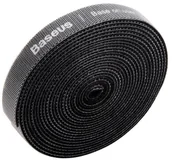 Adaptery i przejściówki - Baseus Taśma rzep Baseus organizer opaska do kabli Circle Velcro Strap 3m Czarny ACMGT-F01 - miniaturka - grafika 1