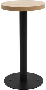 vidaXL Stolik bistro, kolor jasny brąz, 40 cm, MDF - Ławy i stoliki kawowe - miniaturka - grafika 6