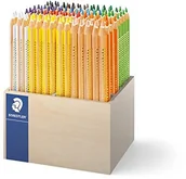 Przybory szkolne - Staedtler 128 ca112 grubość kredek Noris Club Jumbo, trójkątny, wyświetlacz o jasności 112 kredek JUMBO czy też w drodze, system ABS, odpowiedni dla dzieci zgodnie z normą EN71, Made in Germany 128 CA112 - miniaturka - grafika 1