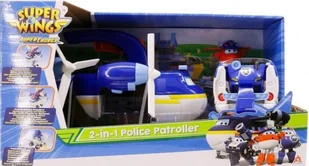 Super Wings Policyjny Patrolowiec 2W1 Jett 740834 - Figurki dla dzieci - miniaturka - grafika 2