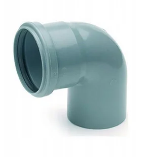 Pipelife Kolano kanalizacyjne 88° 110 mm szare - Odwodnienia, kanały i akcesoria - miniaturka - grafika 3