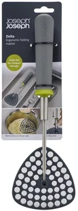 Joseph Joseph Składany tłuczek do ziemniaków Delta, srebrno-zielony, 30,5x10x3,3 cm - Siekacze tarki i szatkownice - miniaturka - grafika 8