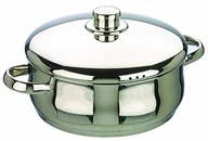 Rondle - Ibili 662026 garnek z pokrywką, zaokrąglona, ze stali nierdzewnej 662026 - miniaturka - grafika 1