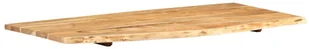 vidaXL Blat łazienkowy, lite drewno akacjowe, 120 x 55 x 2,5 cm vidaXL - Blaty meblowe i parapety okienne - miniaturka - grafika 4