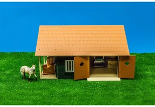 Van Manen Veenendaal B.V. Kids Globe Stajnia z 2 boksami i 1 warsztatem, 1:24, 610167 - Figurki dla dzieci - miniaturka - grafika 3