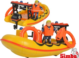 Simba Strażak Sam, łódź ratownicza Neptun, zestaw, 925-1047 - Figurki dla dzieci - miniaturka - grafika 30