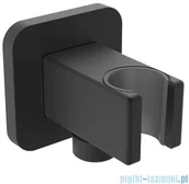 Akcesoria do armatury i ceramiki - OMNIRES przyłącze kątowe do węża prysznicowego czarny mat 8815BL W magazynie) - miniaturka - grafika 1