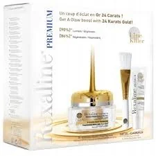 Rexaline X-treme Gold Radiance zestaw do pielęgnacji twarzy 50 ml maska regenerująca + 10 ml X-tream Renovator + pędzel - Zestawy kosmetyków damskich - miniaturka - grafika 2