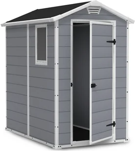 Keter Domek narzędziowy Manor, szary, 130x192x198 cm - Altany ogrodowe - miniaturka - grafika 4