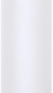 PartyDeco Tiul gładki, biały, 0,30 x 9 m TIU30-008 - Pasmanteria - miniaturka - grafika 2