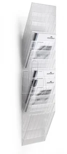 Durable Pojemnik na dokumenty na ścianę Flexiboxx 12 przezroczyste 1709763400 - Pojemniki biurowe - miniaturka - grafika 2