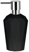 Dozowniki papieru i mydła dla firm - Spirella spirella 10.18131 Crystal dozownik do mydła, czarna 10.18131 - miniaturka - grafika 1